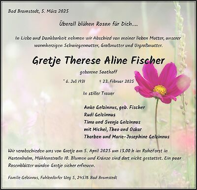 Gretje Therese Aline Fischer